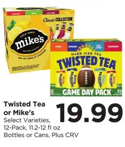 Food 4 Less Twisted Tea or Mike's offer