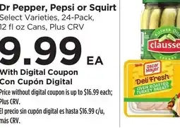 Food 4 Less Dr Pepper, Pepsi or Squirt offer