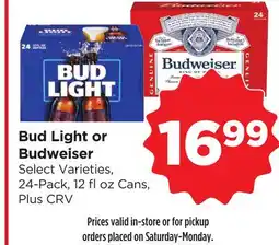 Food 4 Less Bud Light or Budweiser offer