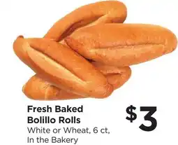 Food 4 Less Fresh Baked Bolillo Rolls offer