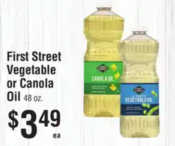 Smart & Final First Street Vegetable or Canola Oil offer