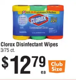 Smart & Final Clorox Disinfectant Wipes offer