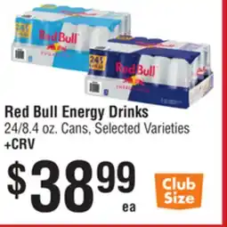 Smart & Final Red Bull Energy Drinks offer