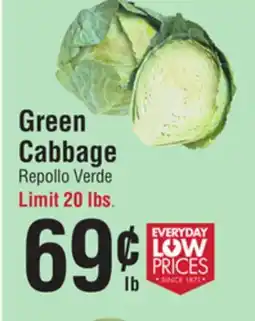 Smart & Final Green Cabbage offer