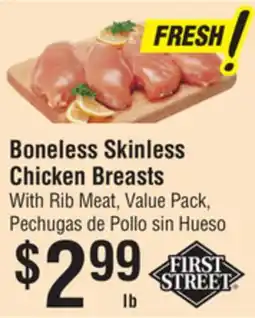 Smart & Final Boneless Skinless Chicken Breasts offer
