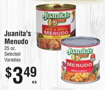 Smart & Final Juanita's Menudo offer
