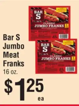 Smart & Final Bar S Jumbo Meat Franks offer