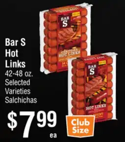 Smart & Final Bar S Hot Links offer