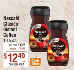 Smart & Final Nescafé Clásico Instant Coffee offer