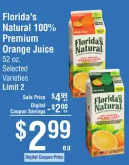 Smart & Final Florida's Natural 100% Premium Orange Juice offer