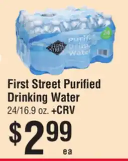 Smart & Final First Street Purified Drinking Water offer