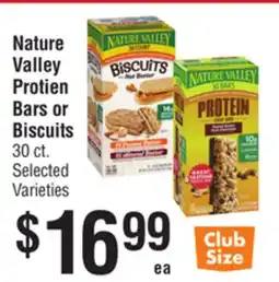 Smart & Final Nature Valley Protien Bars or Biscuits offer
