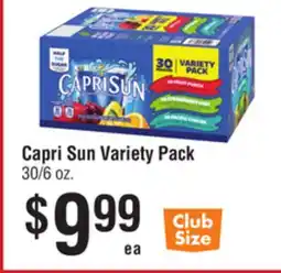Smart & Final Capri Sun Variety Pack offer