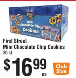 Smart & Final First Street Mini Chocolate Chip Cookies offer
