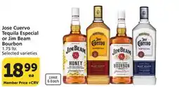 Vons Jose Cuervo Tequila Especial or Jim Beam Bourbon offer