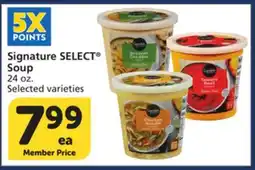 Vons Signature SELECT Soup offer