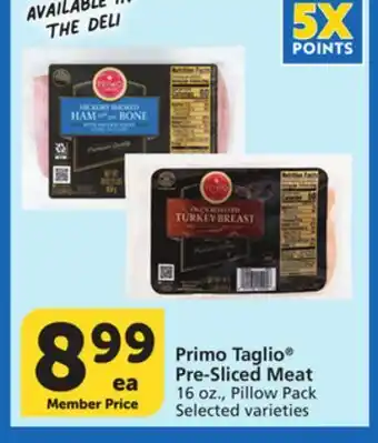 Vons Primo Taglio Pre-Sliced Meat offer