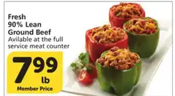 Vons Fresh 90% Lean Ground Beef offer