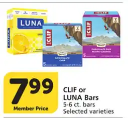 Vons CLIF or LUNA Bars offer