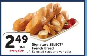Vons Signature SELECT French Bread offer