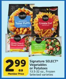 Vons Signature SELECT Vegetables or Potatoes offer