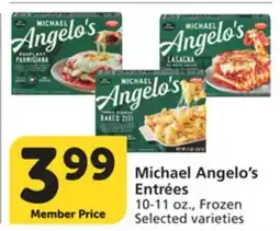 Vons Michael Angelo's Entrées offer