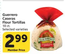 Vons Guerrero Caseras Flour Tortillas offer