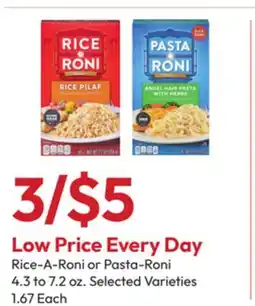 Stater Bros Rice-A-Roni or Pasta-Roni offer