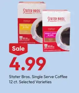 Stater Bros Stater Bros. Single Serve Coffee offer