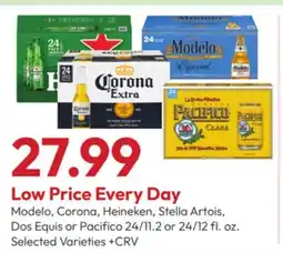 Stater Bros Modelo, Corona, Heineken, Stella Artois, Dos Equis or Pacifico offer