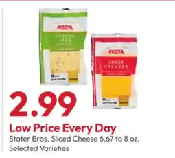 Stater Bros Stater Bros. Sliced Cheese offer
