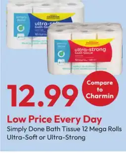 Stater Bros Simply Done Bath Tissue offer