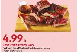 Stater Bros Pork Loin Back Ribs offer