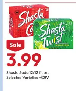 Stater Bros Shasta Soda offer