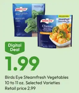 Stater Bros Birds Eye Steamfresh Vegetables offer