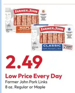 Stater Bros Farmer John Pork Links offer
