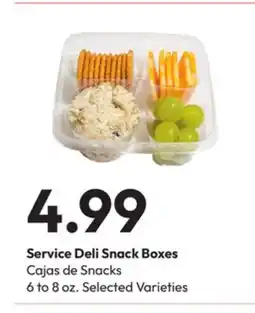 Stater Bros Service Deli Snack Boxes offer