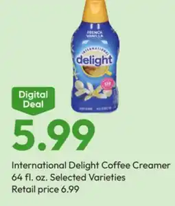 Stater Bros International Delight Coffee Creamer offer