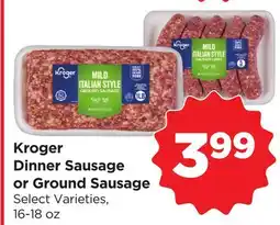 Food 4 Less Kroger Dinner Sausage or Ground Sausage offer