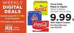 Food 4 Less Coca-Cola, Pepsi or Squirt offer