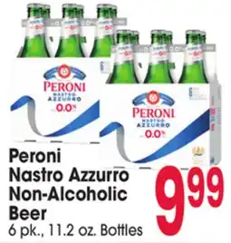 Jewel-Osco Azzurro Nastro Azzurro Non-Alcoholic Beer offer