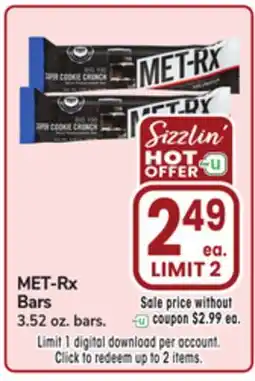 Jewel-Osco MET-Rx Bars offer