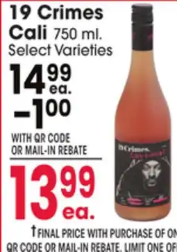 Jewel-Osco 19 Crimes Cali offer