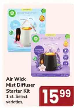 Jewel-Osco Air Wick Mist Diffuser Starter Kit offer