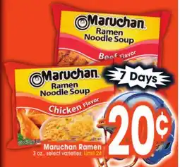 Jewel-Osco Maruchan Ramen offer