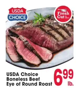 Jewel-Osco USDA CHOICE Boneless Beef Eye of Round Roast offer
