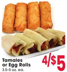 Jewel-Osco Tamales or Egg Rolls offer