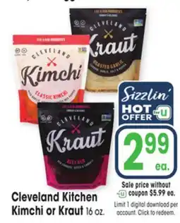 Jewel-Osco Cleveland Kitchen Kimchi or Kraut offer