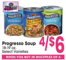 Jewel-Osco Progresso Soup offer