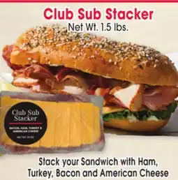 Jewel-Osco Stack your Sandwich with Ham, Turkey, Bacon and American Cheese offer